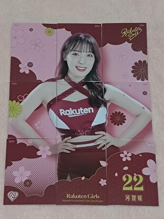 RC 9장 한 세트 편집도 카드 RKG 262~270 2025 楽天 소녀 라쿠텐 Girls