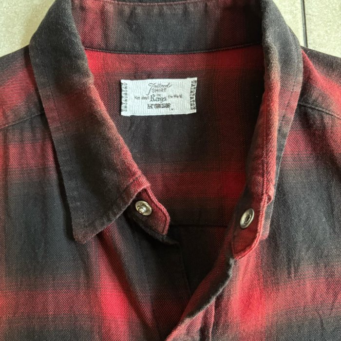 木村拓哉　rags mcgregor OMBRE CHECK SHIRTS BPS] 一元起標木村拓哉著用Rags McGREGOR OMBRE CHECK RAYON