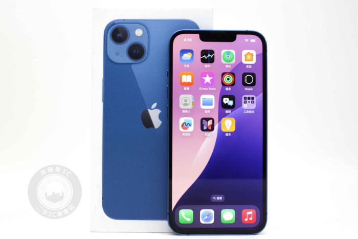 【高雄青蘋果3C】APPLE IPHONE 13 128G 128GB 藍色 二手手機#97557