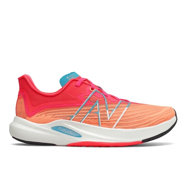New Balance FuelCell Rebel v2 D 女鞋 慢跑 輕量 回彈 網布 橘紅【運動世界】WFCXLM2