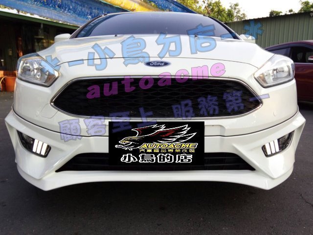 【小鳥的店】福特 2016-18 FOCUS MK3.5 5D FOCUS RS 特仕版 空力套件 ABS Ford