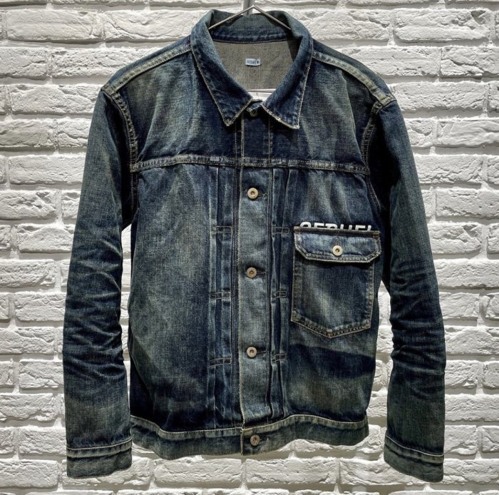 FRAGMENT × SEQUEL DAMAGE DENIM JACKET INDIGO 牛仔外套。太陽選物社