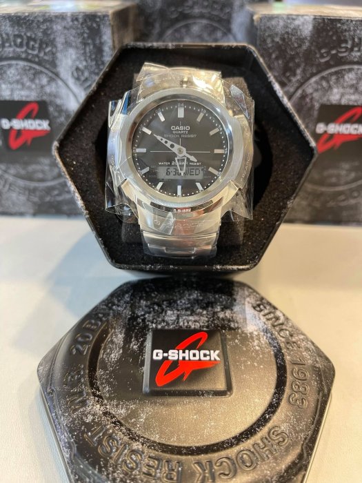 CASIO GSHOCK AWM-500 系列 全金屬盛宴 不鏽鋼全金屬 限一只 AWM-500D-1A