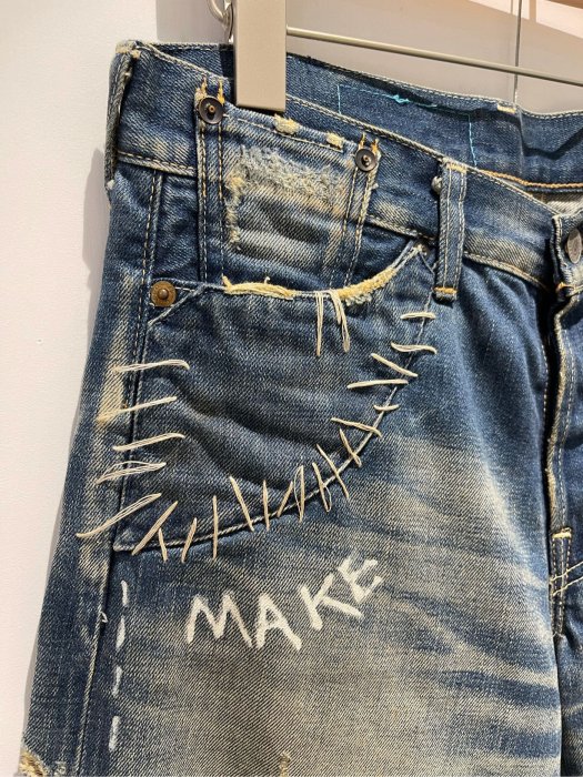 LEVIS LVC復刻版日本製66501 0070 超美的做工9.9成新無任何髒污收藏品