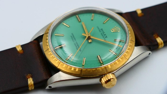 【美好時光】ROLEX勞力士少見型號1038自動上鏈半金款OP 1570機芯 ( 5500 1601 1500等參考）