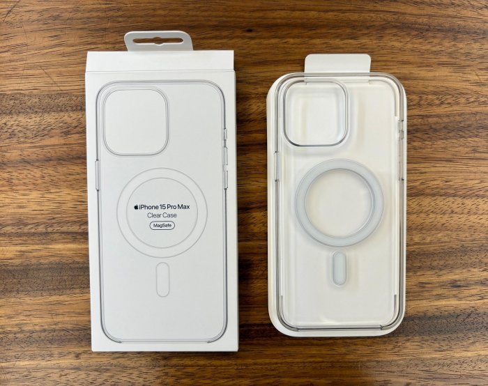 iPhone 15 Pro Max MagSafe 透明保護殼 Apple原廠