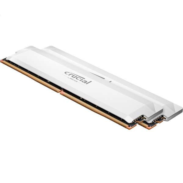 Micron 美光Crucial PRO DDR5 6400 32G(16Gx2)超頻記憶體(雙通)(白散熱