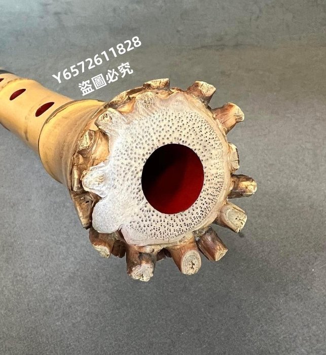 尺八　(一尺八寸管) 琴古流 中古美品 一開銘　真竹　唄口象牙 琴古流一尺八寸管 拙外銘 : 山本竹細工屋 (