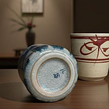 5/4結標日本伊萬里染錦染付蓋碗急須湯吞煎茶道具套組BED0602 -茶道具侘