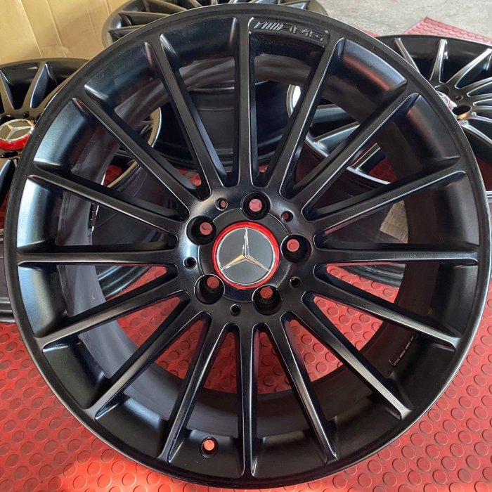 賓士  A45 CLA45 ED1原廠正AMG 放射19吋鋁圈
