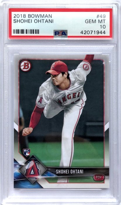 2018 大谷翔平rc PSA 10的價格推薦- 2025年8月| 比價比個夠BigGo
