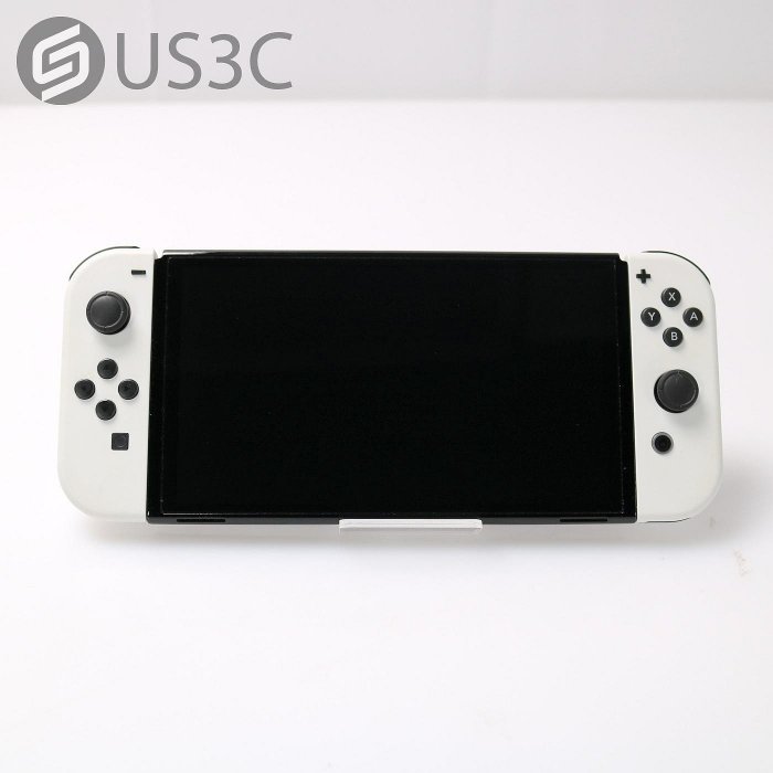 【US3C-桃園春日店】【一元起標】公司貨 Nintendo Switch OLED HEG-001 白 二手電玩主機