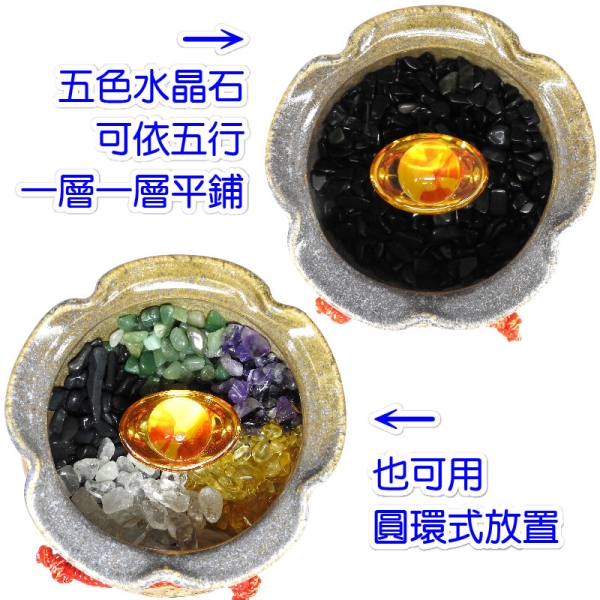 吉祥開運坊】聚財聚寶盆【鶯歌手拉坯陶瓷聚寶甕(袋) 中小型附內容物