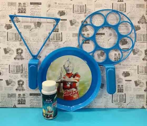 【震撼精品百貨】Ultraman 鹹蛋超人~鹹蛋吹泡泡玩具組#93105