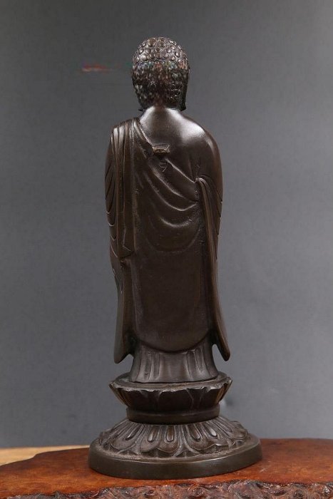 如彌陀佛阿彌陀如來日本回流古董佛像日本回流古董佛像銅制《阿彌陀如來