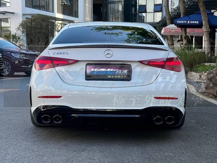 賓士 W206 改 C43 大包圍 前保桿 後保桿 側裙 尾飾管 水箱罩 空力套件