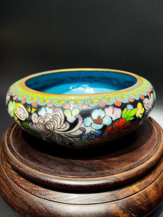 景泰藍 銅胎掐絲琺瑯彩牡丹紋香爐 香道具 骨董品 景泰藍 銅胎掐絲琺瑯彩牡丹紋香爐 香道具 骨董品 景泰藍 銅