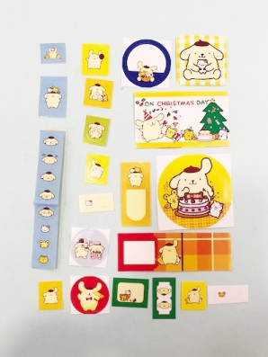 【震撼精品百貨】Pom Pom Purin 布丁狗~Sanrio 布丁狗貼紙-小張#12345