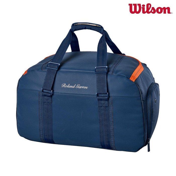 【曼森體育】Wilson ROLAND GARROS SESSIONSOIRE DUFFEL N 圓筒包 可裝2支球拍 法網系列