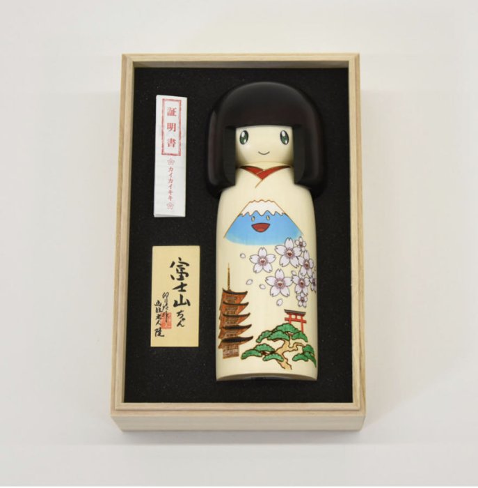 【新品未開封】【限定】村上隆 卯三郎 こけし 富士山ちゃん　サイン入り Amazon.co.jp: 限定 村上隆 卯三郎 こけし 富士山ちゃん サイン