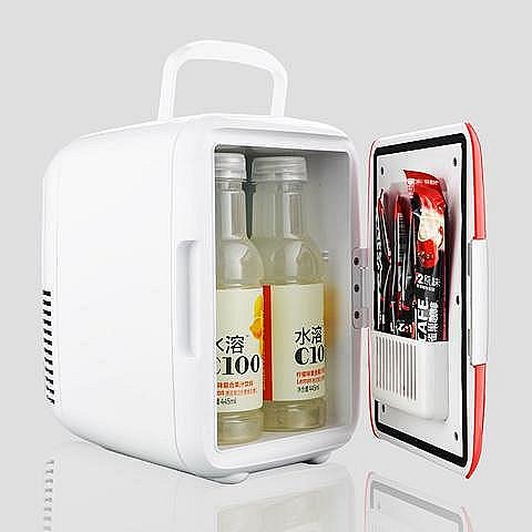 12V車載冰箱迷你冷暖小冰箱車家兩用小型宿舍家用冷藏箱 不能冷凍