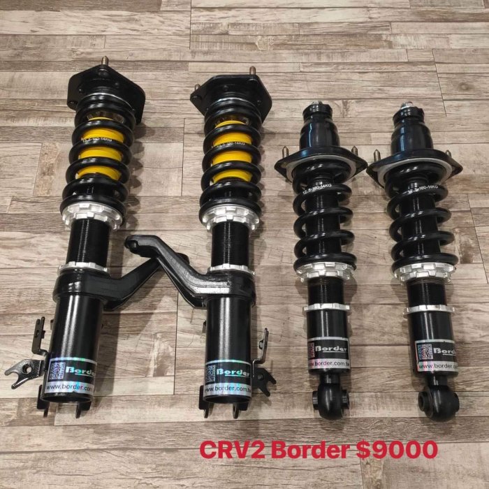 【品太】-(保固四個月) 本田 HONDA CRV2 CRV 2代 BORDER 高低軟硬可調避震器 極新品 整新品