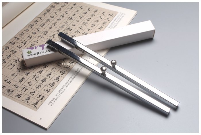 書道 文鎮 禾洛書屋】日式書道金屬文鎮/紙鎮〈一對/盒裝〉(長21.5cm)簡約設計/銅