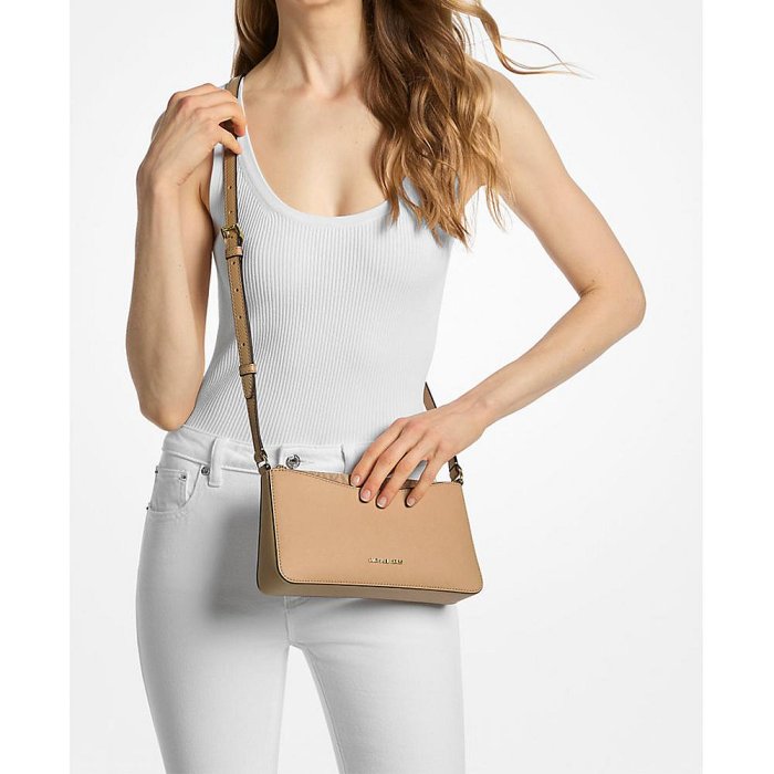 【Michael Kors】專櫃經典款 Arden防刮皮革斜背/側背兩用包(多色可選)