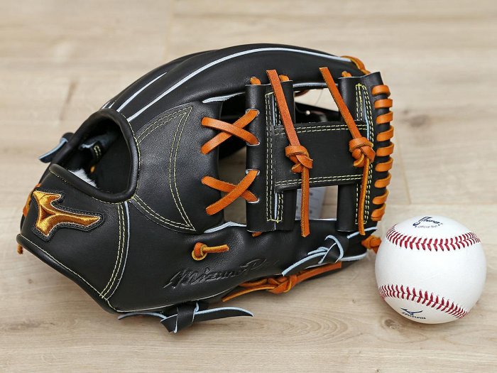 美津濃MIZUNO PRO Produced by SHISO HAGA 黑色硬式宍粟．波賀