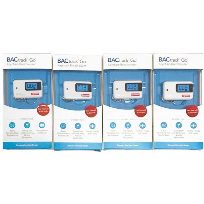 Supreme BACtrack Go Keychain アルコール測定器 Amazon.com: BACtrack Go Keychain Breathalyzer (Black