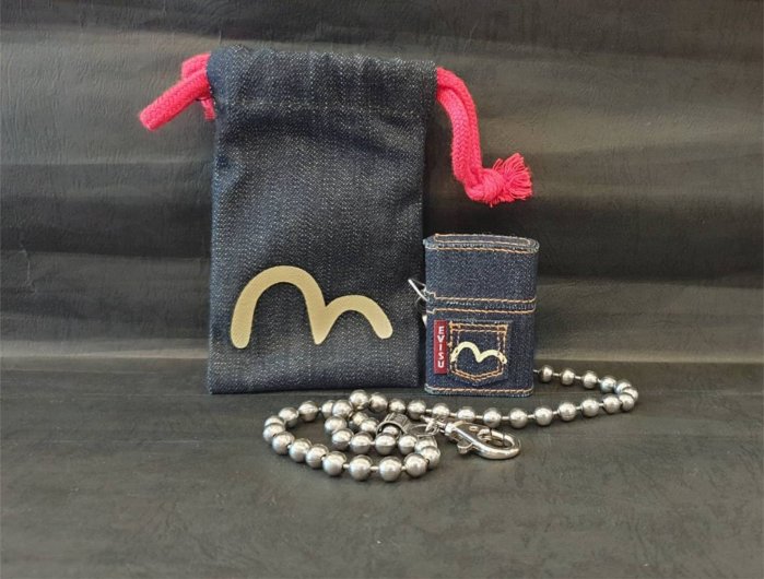 ONE*$1~日系ZIPPO*EVISU-Lucky Strike*2004《福神牛仔褲*腰鍊組》六面包覆加工