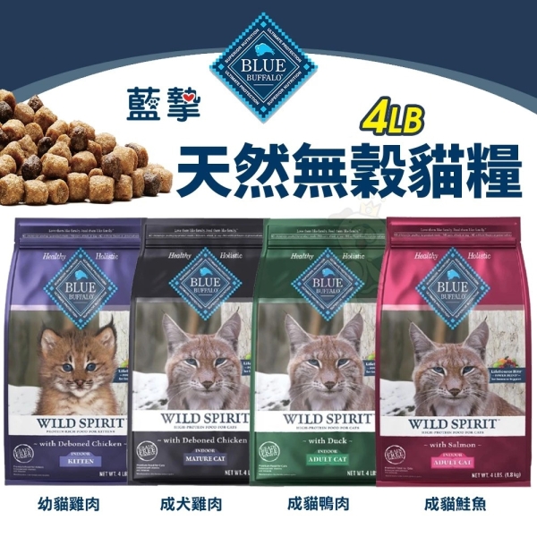 Blue Buffalo 藍摯 美國天然貓糧 幼貓-雞肉 4磅(1.8KG) 『寵喵樂旗艦店』