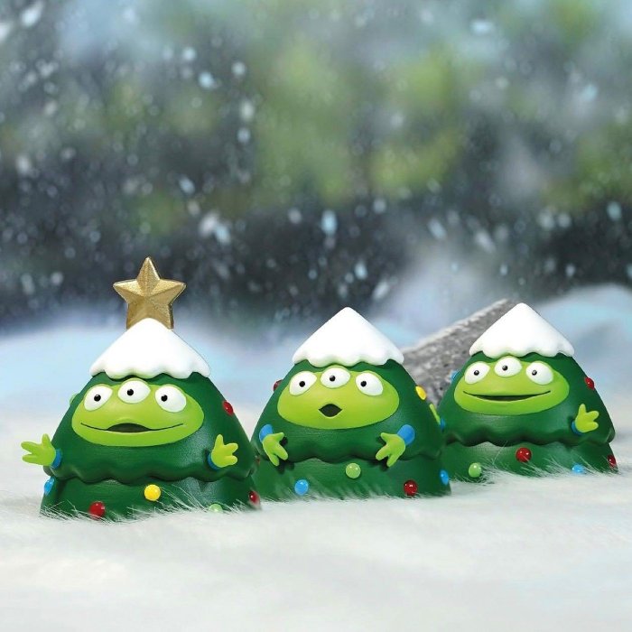 披薩星球 聖誕樹 疊疊樂 玩具總動員 Disney 迪士尼 PIXAR 皮克斯 三眼怪 三眼仔聖誕節 公仔 擺件