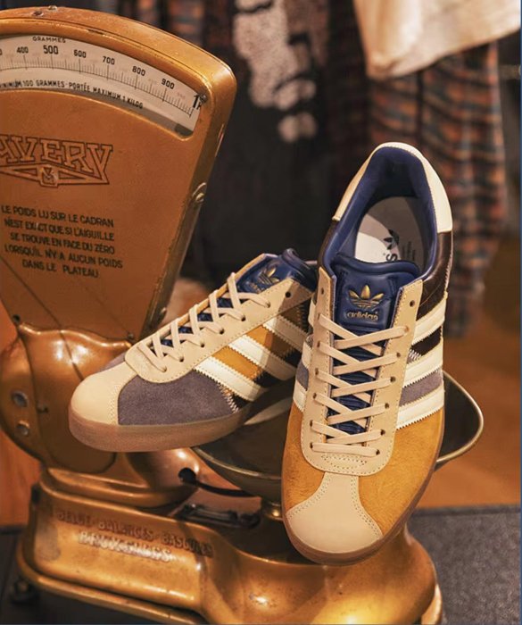 adidas gazelle silver green womens Adidas Gazelle 85 x Atmos Patchwork Brown Multi II0002 – BM STORE ORIGINAL  FOOTWEAR main image 0