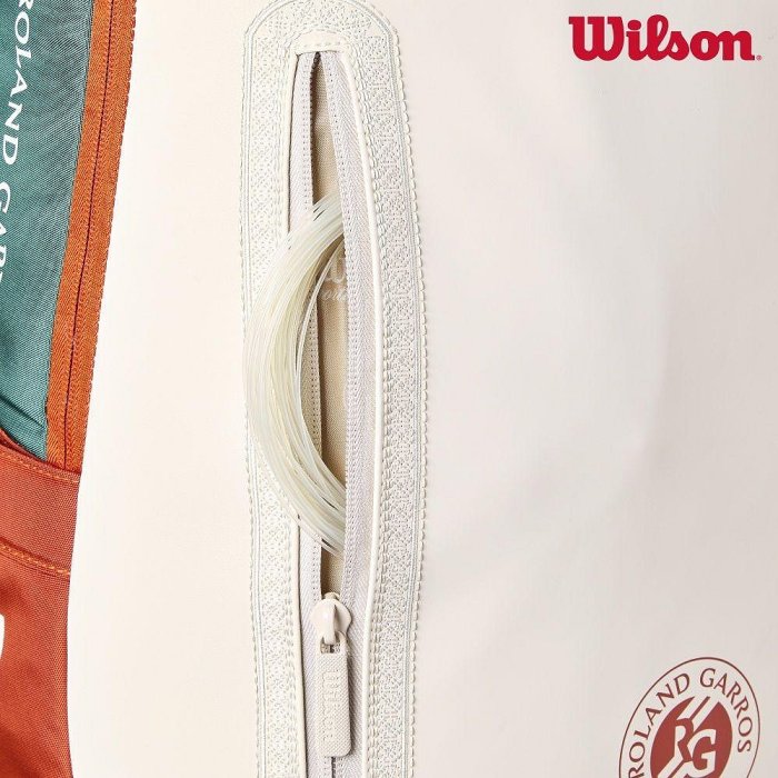 【曼森體育】Wilson ROLAND GARROS 2026 TENNIS BACKPACK Cream 後背包 米色 法網系列