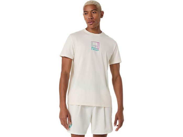 【曼森體育】ASICS 亞瑟士 短袖上衣 男款 2色 海外版 網球上衣 2041A355