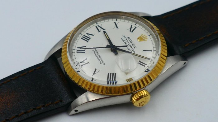 【美好時光】停產逸品ROLEX 16013罕見白色buckley印刷大羅馬面盤極美品!1601 16233參考