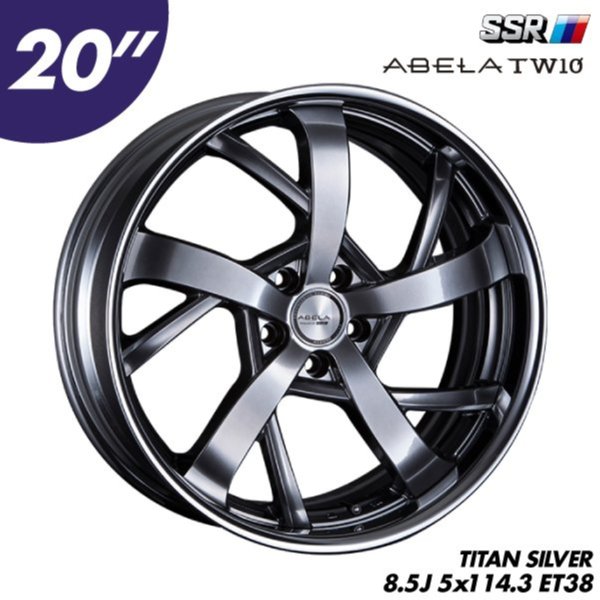 Power Parts】SSR ABELA TW10 鋁圈20