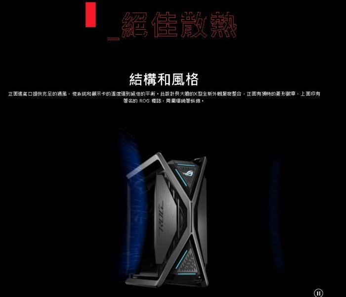 現貨】全新 ASUS ROG 創世神 HYPERION GR701 電競 機殼 四風扇 TYPEC 顯卡支撐架【公司貨 | Yahoo拍賣