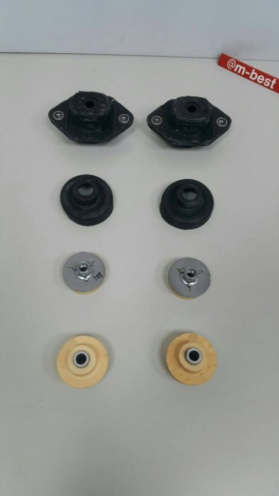 BMW E90 E91 E92 E93 後避震器上座 (上層+中層+下層+底座) 8件一組套餐 33506771737