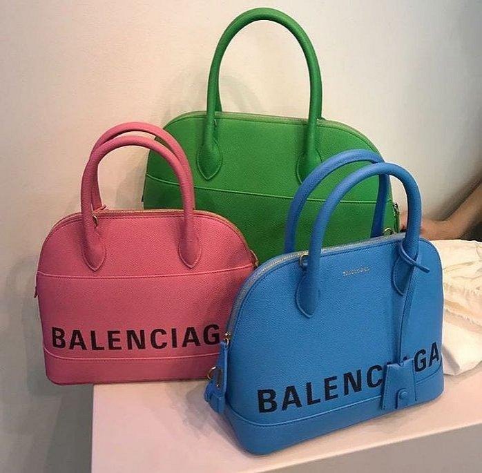 巴黎世家 Balenciaga 309544 Giant Mini City 迷你銀扣 機車包 黑