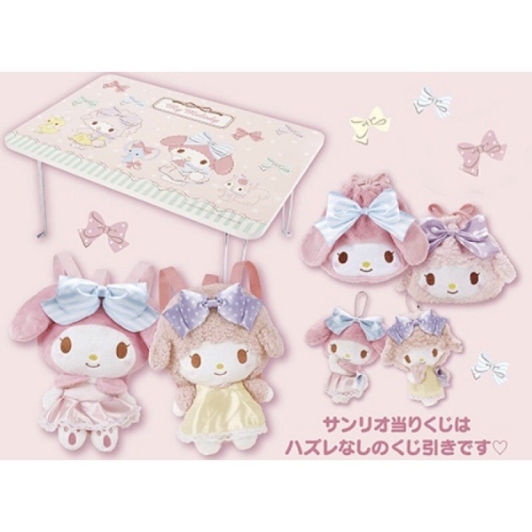 【震撼精品百貨】My Melody 美樂蒂~日本SANRIO三麗鷗 美樂蒂2022一番賞 造型玩偶吊練-線條蝴蝶結*25412