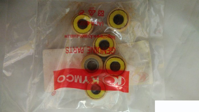 光陽 原廠 普利珠 RACING雷霆150 G5150 14克 一組6個 120元 22121-KKD7-900