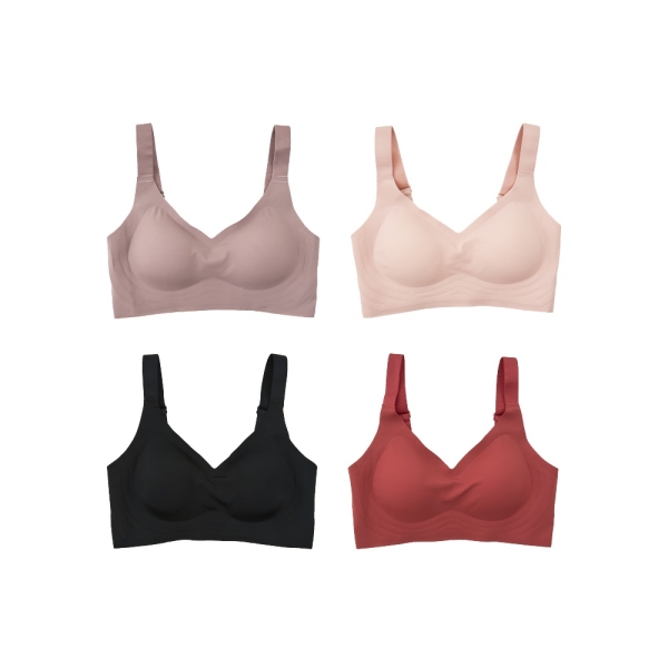BAi白媽媽 後U背扣內衣／任選6件499 可調寬肩無鋼圈胸罩－【356022】
