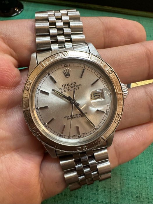 藏家已交流］Rolex 16250 爬山虎全原裝多付一組老針面勞力士16014