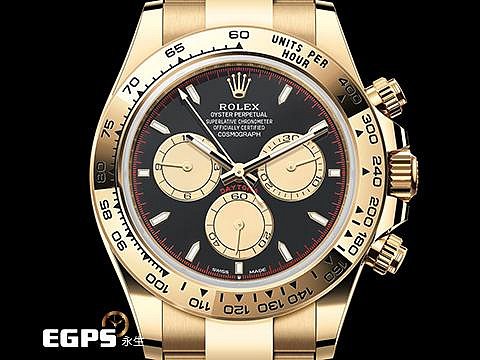 【永生流當品】2025年 ROLEX 勞力士 126508 18K黃金 迪通拿 保羅紐曼面盤 紅色刻度 CFK6686