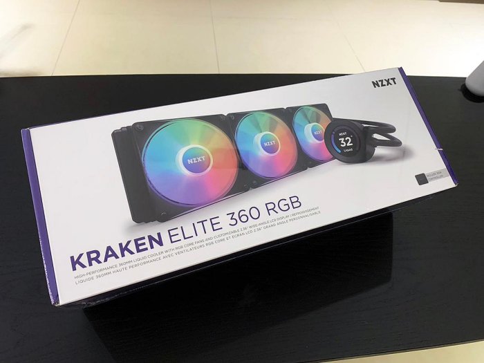 NZXT Kraken Elite 360 RGB 一體式水冷 Black 黑色