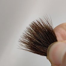 戴月軒湖筆店嚴選七八十年代狼毫葉筋筆7支，手工刻字純動物毛筆，適用
