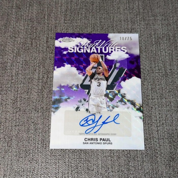 限量/75 Chris Paul Topps Chrome 簽名Auto 2025-26 | Yahoo拍賣
