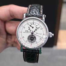 一元起 底 Chronoswiss 瑞 三一 按把 透背芯 自上 38mm 人藏 台南二手